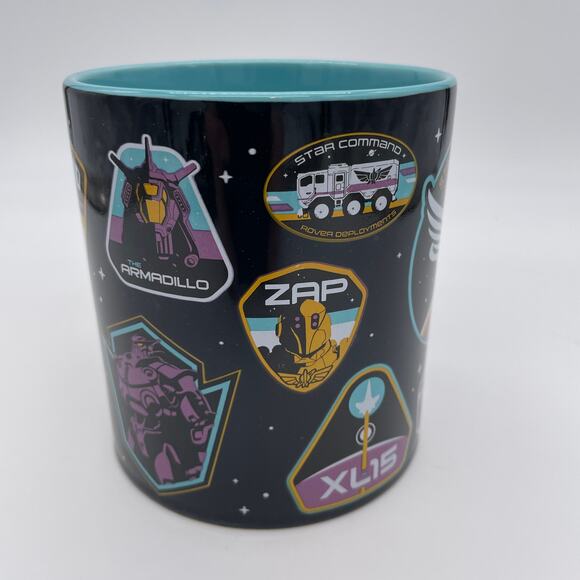Disney Pixar Lightyear Badges Ceramic Mug | Large 20-Ounce Coffee Cup - Picture 4 of 5